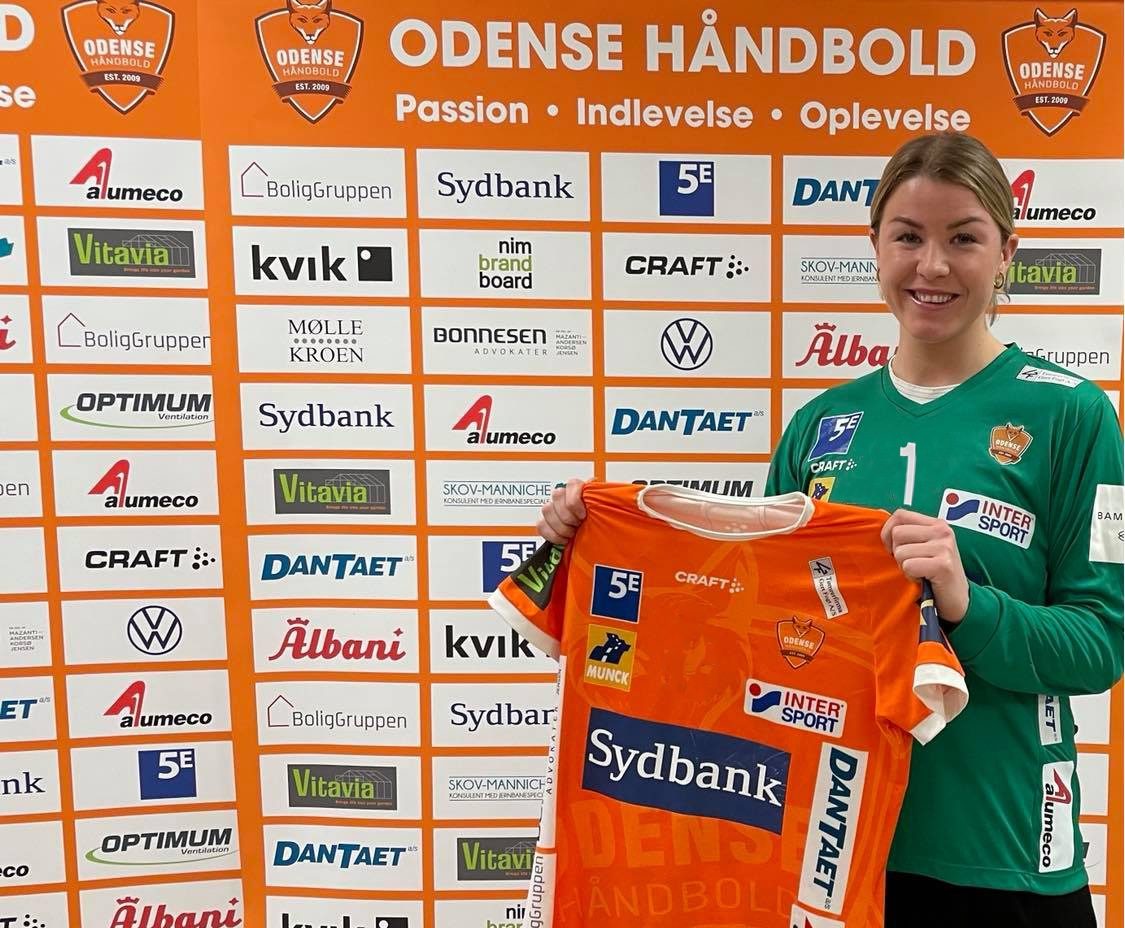 Martina Thörn skriver kontrakt med Odense Håndbold